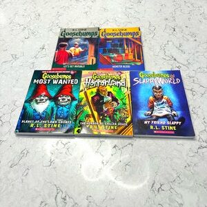 5 Goosebumps Books Let's Get Invisible Monster Blood Horrorland Slappyworld